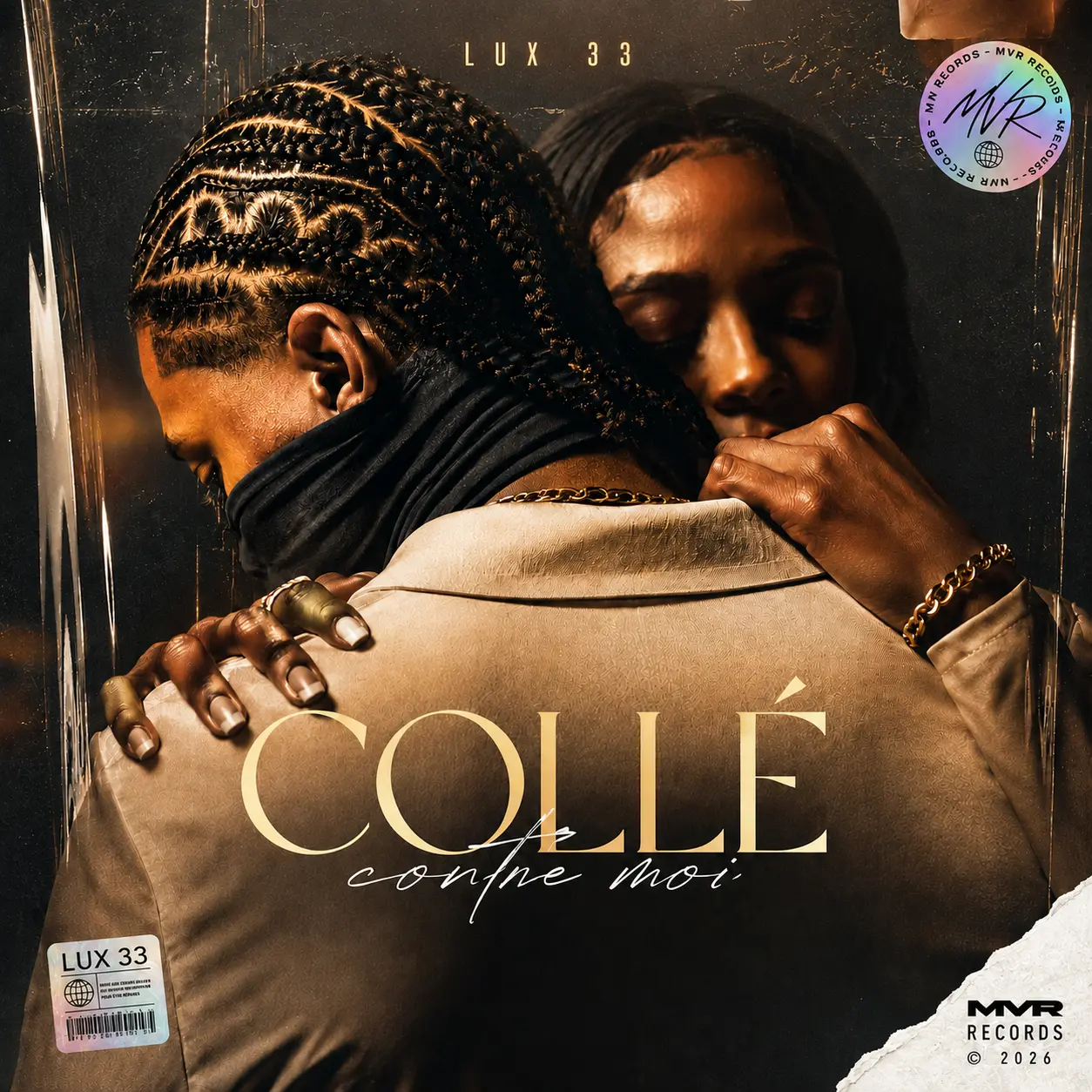 Pochette du single Collé de LUX33