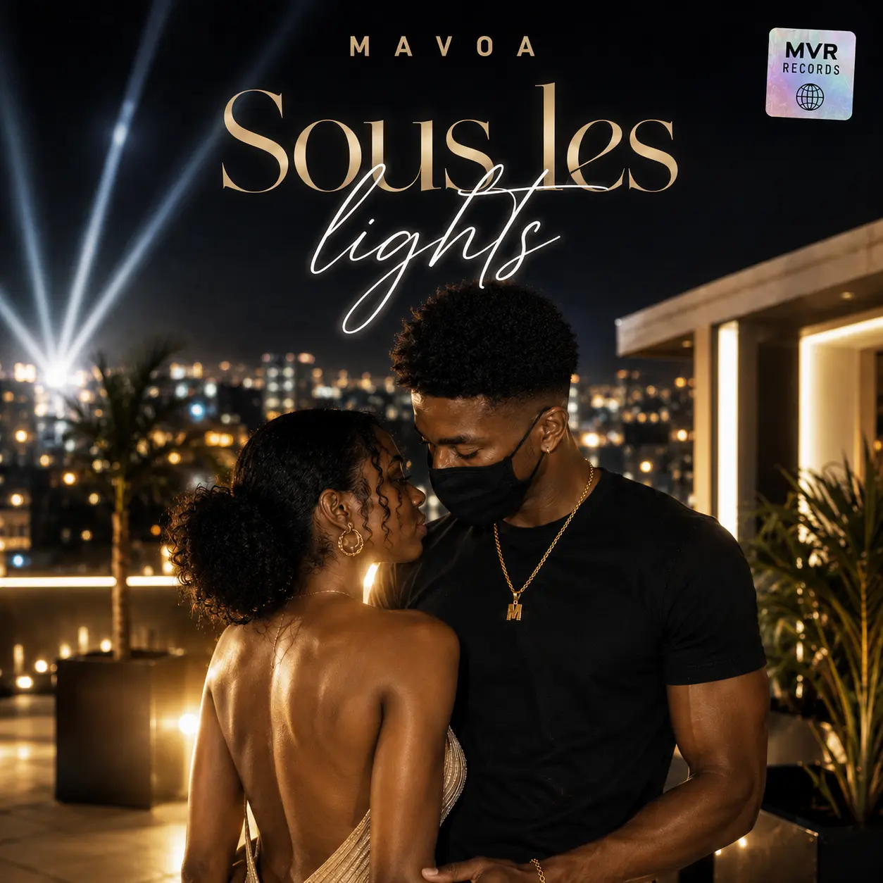 Pochette du single Sous les lights de MAVOA